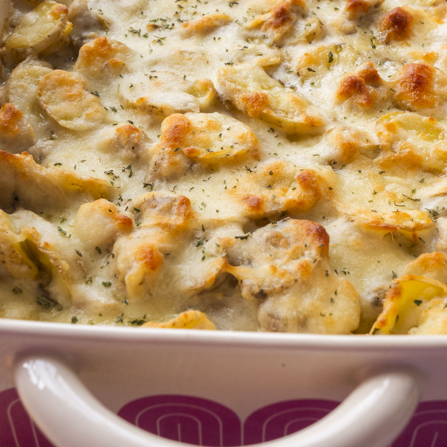 Easy 45-Min Chicken Alfredo Casserole: Potatoes Instead of Pasta